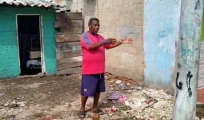 Adalberto Ruiz, propietario de la venta de fritos.