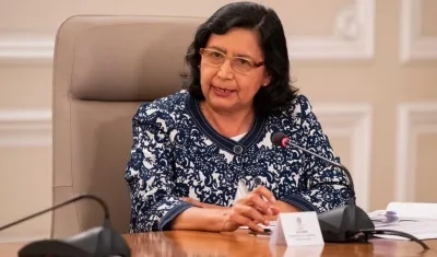 La Representante de la OPS Colombia, Gina Tambini.