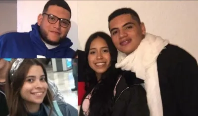 Los cuatro estudiantes: Renzo Uribe, Michell Mendivil, Daniela De la Hoz y José Brito. 