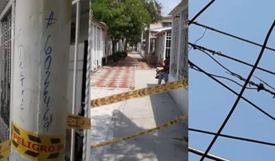 Guaya a punto de caerse.