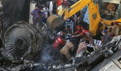 Lugar del accidente.