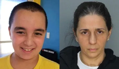 Alejandro y su madre, Patricia Ripley.