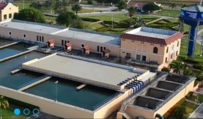 Acueducto de Barranquilla donde se registró el daño eléctrico.