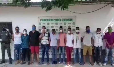 Capturados por violar medidas sanitarias.