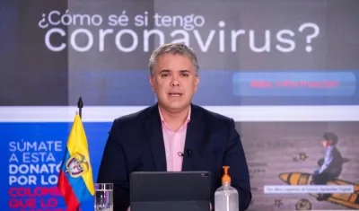 Iván Duque, Presidente de Colombia.
