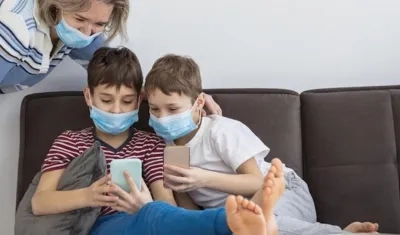 El acompañamiento a los niños es permanente.