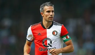  Exfutbolista Robin van Persie.