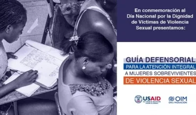 La Defensoría presenta la Guía Defensorial para la Atención integral a mujeres sobrevivientes de violencia sexual.