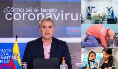 Presidente Duque ha sorteado dos meses de cuarentena nacional.