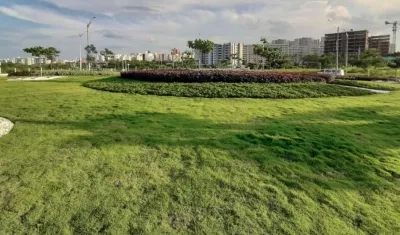 Rotonda de la calle 100 con carrera 65.