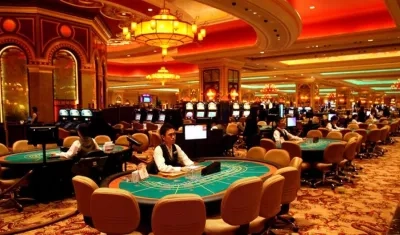 Un casino en Las Vegas.