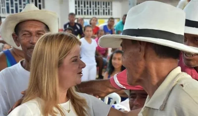 La Gobernadora del Atlántico, Elsa Noguera.