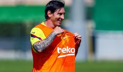 El delantero argentino Lionel Messi.