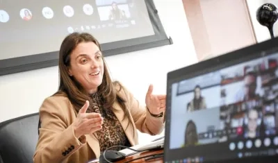 La ministra de las TIC, Karen Abudinen.