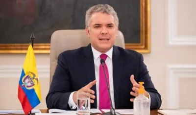 Iván Duque, presidente, hizo el anuncio del ambicioso programa de subsidios.