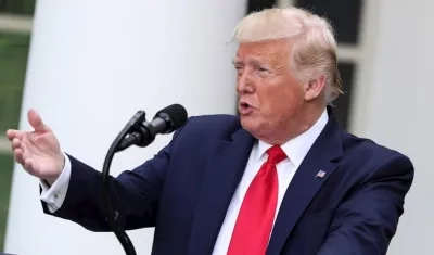 Donald Trump, presidente de los Estados Unidos.