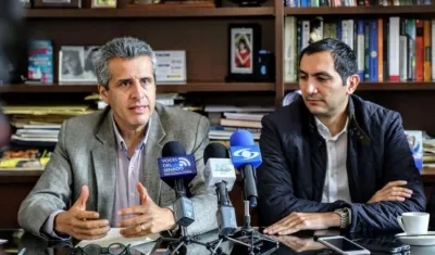 Luis Fernando Velasco y David Barguil, senadores.