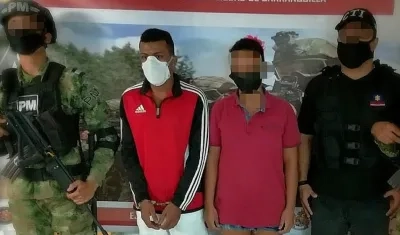 Alias 'Yeisito', capturado por el Ejército y el CTI.