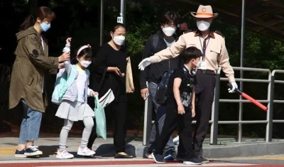 Corea del Sur reportó 79 nuevos casos.