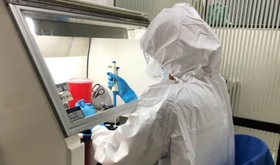 Laboratorio de pruebas del Instituto Nacional de Salud.