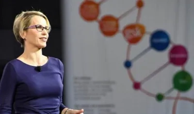 Directora ejecutiva de GlaxoSmithKline, Emma Walmsley.