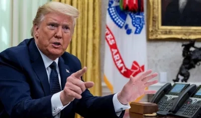 Donald Trump, presidente de los Estados Unidos.