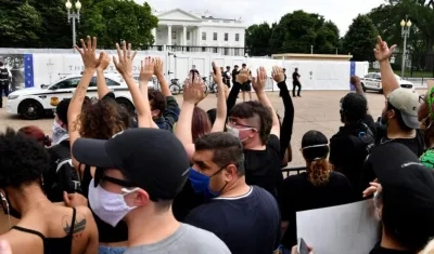 Imagen de la protesta.