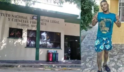  El cuerpo de Carlos José Polo fue llevado a Medicina Legal, en Barranquilla.
