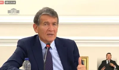 Ministro de Trabajo, Ángel Custodio Cabrera.