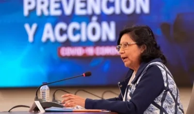 Gina Tambini, representante de la OPS/OMS para Colombia.