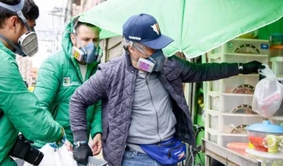 El Presidente de Federación Colombiana de Municipios, FCM, y Alcalde de Mosquera, Cundinamarca.