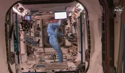 Uno de los astronautas.