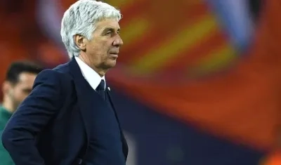 El entrenador del Atalanta italiano, Gian Piero Gasperini.
