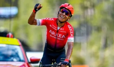El ciclista colombiano Nairo Quintana.