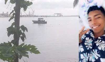 Jean Carlos Masco Suárez desapareció en esta zona del río Magdalena.