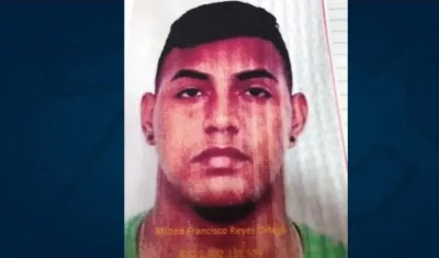 Milton Francisco Reyes Ortega, acusado por la Fiscalía del delito de homicidio.