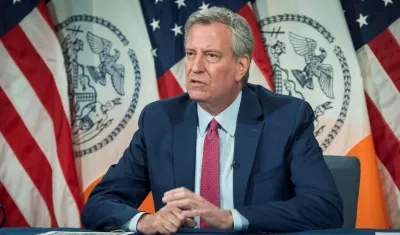 El alcalde de Nueva York, Bill de Blasio.