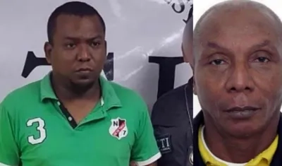 Víctor Meriño (izquierda); Bernardo Cuero, el líder social asesinado (derecha).