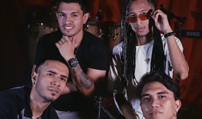 Los cuatro integrantes de Afro Coast.