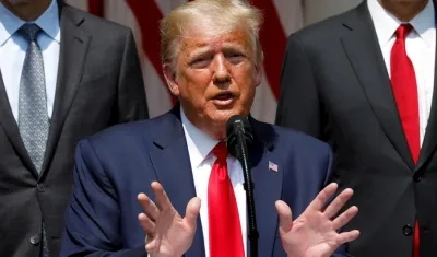 Donald Trump, presidente de los Estados Unidos.