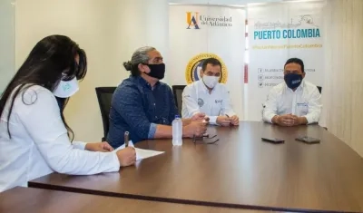 Firma de convenio Universidad del Atlántico y Alcaldía de Puerto Colombia.