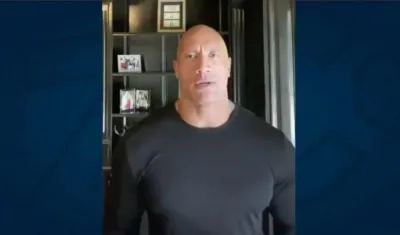 El actor Dwayne Johnson.