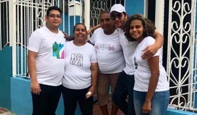 La familia Escorcia y Camus García.