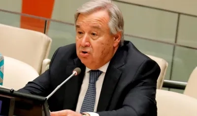 El secretario general de la ONU, António Guterres.