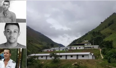 Imagen de las tres personas asesinadas en Ituango.