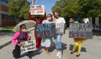 Campaña busca proteger a las niñas en sus hogares.