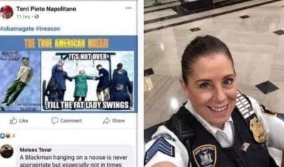 La publicación de la policía.