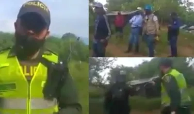 Momentos del suceso.