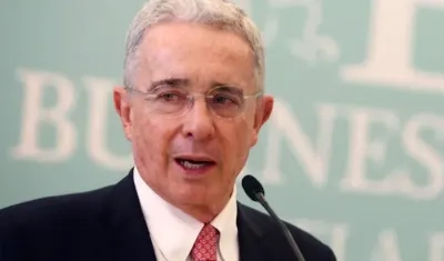 Álvaro Uribe Vélez, senador y expresidente de Colombia.