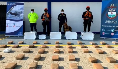 Marihuana incautada.